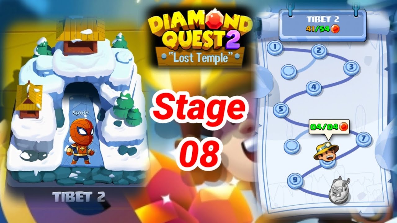 Diamond Quest 2 Lost Temple Tibet 2 Stage 8