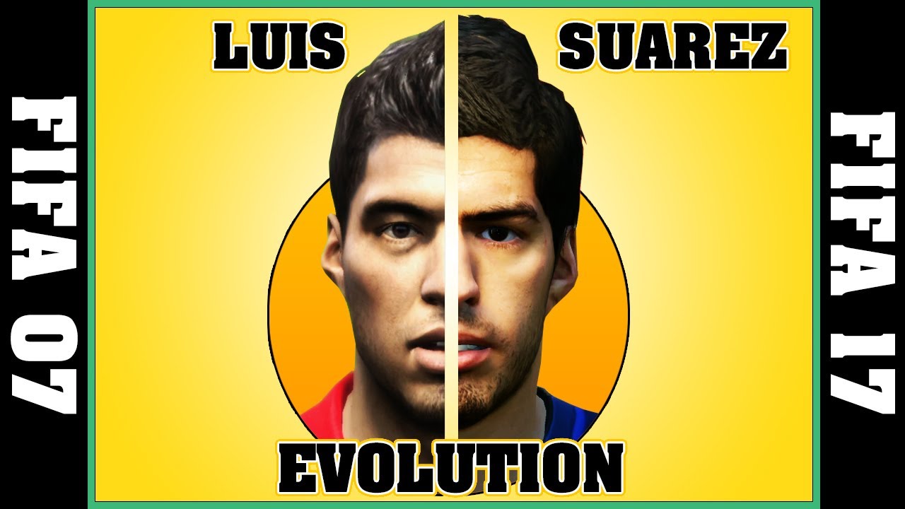 LUIS SUAREZ evolution [FIFA 07 - FIFA 17] ⚽