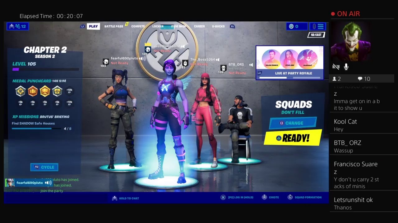 JustTheGoatFM's Live PS4 Broadcast