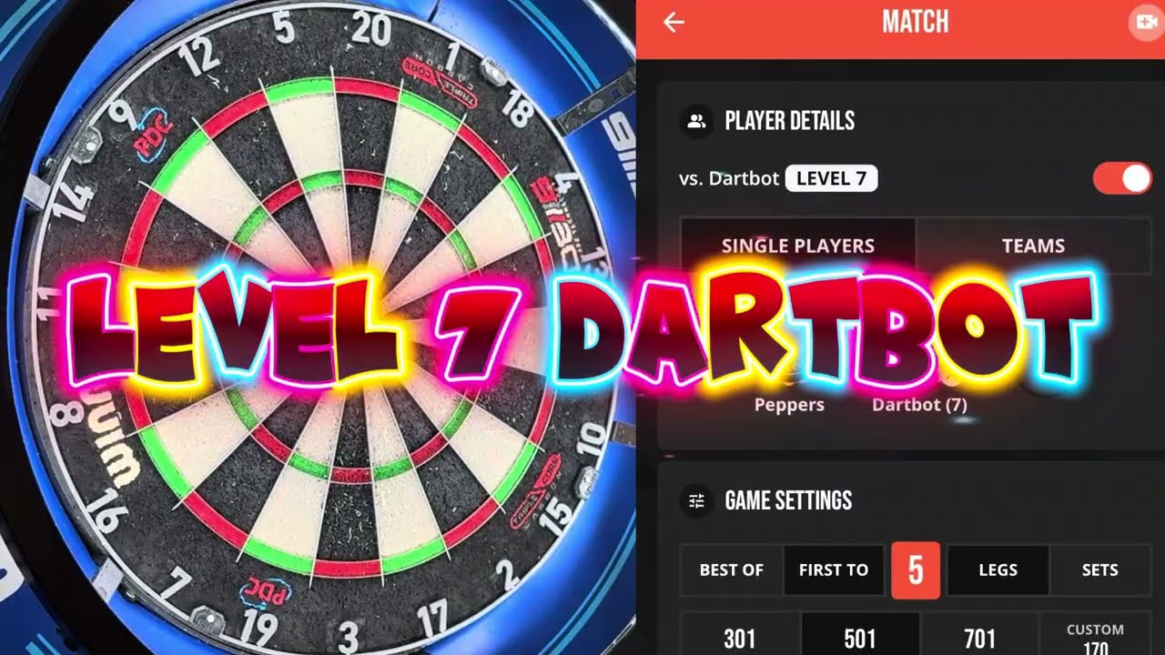 Can I beat the Level 7 Dart Bot?