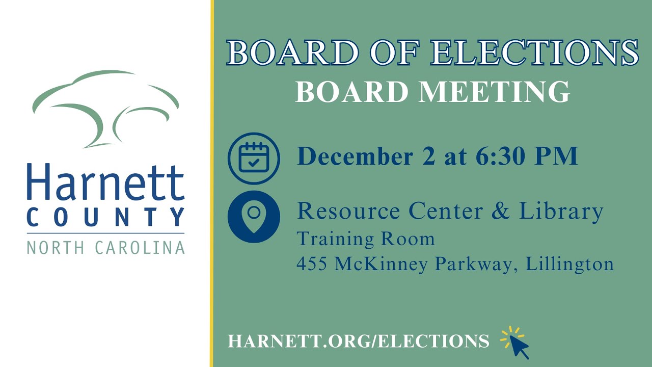 Board of Elections Board Meeting 12/02/25