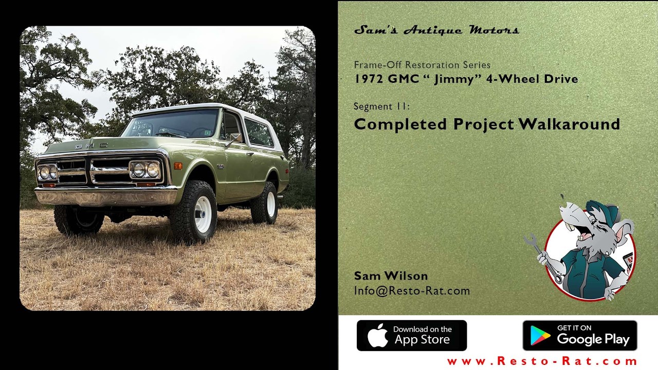 Completed Project | Segment 11: 1972 GMC “Jimmy”