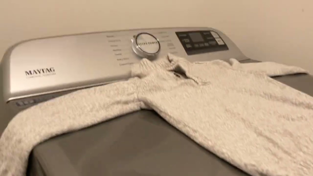 Washer off balance only the impeller doing that #maytagwasheroffoabalnce #maytag #washer