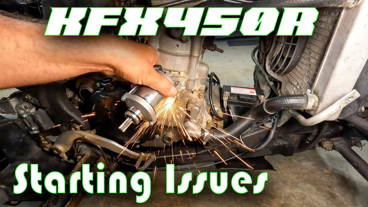 Kawasaki KFX450R Electric Start Issue Ep92