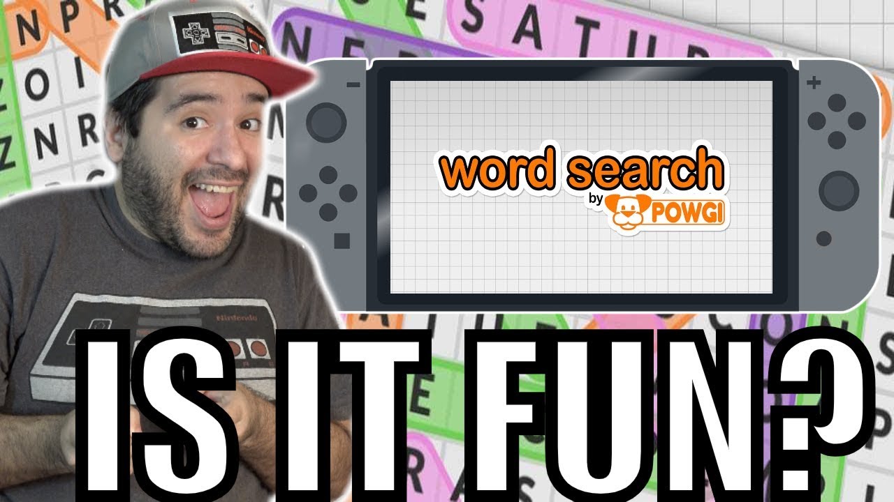 WORD SEARCH BY POWGI - Nintendo Switch eShop Game Worth Buying?  | 8-Bit Eric | 8-Bit Eric