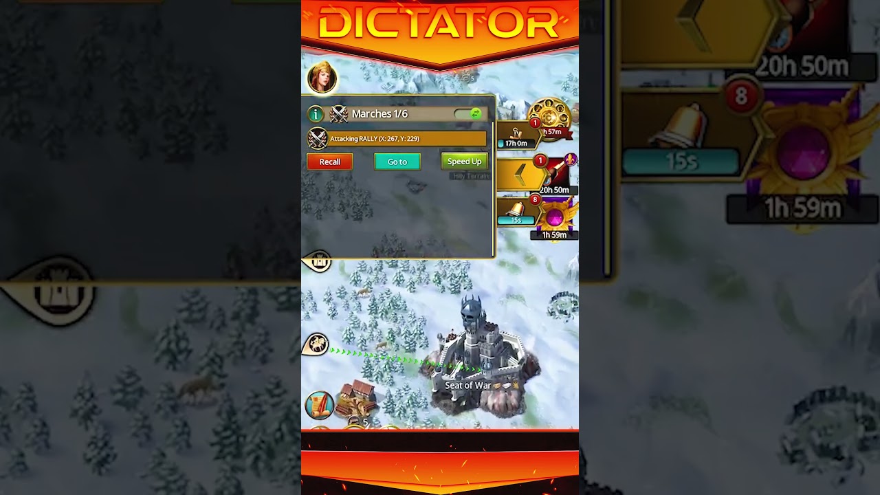 March of Empires | Best Timing of SEAT OF WAR