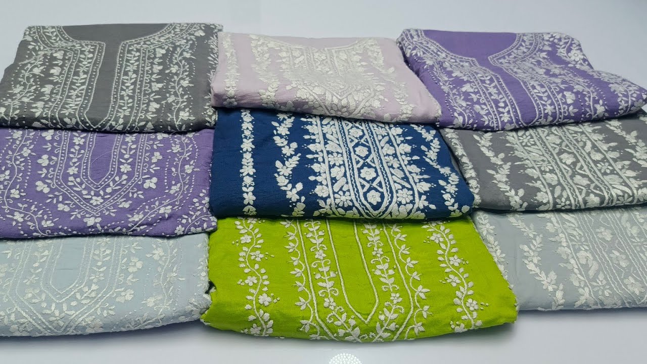 Cotton Fabric | Pakistani Traditional Handmade Kurta collection | Pakistani embroidery manufacturer