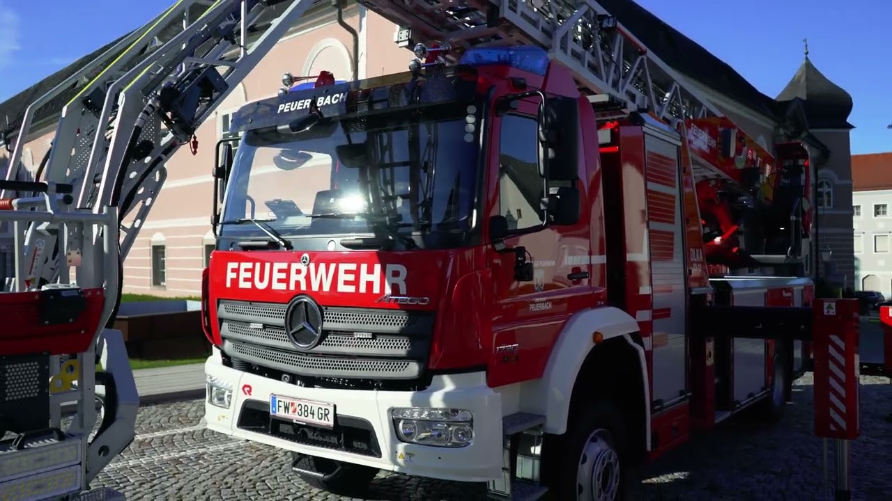 Feherwehr Peuerbach - Drehleiterempfang
