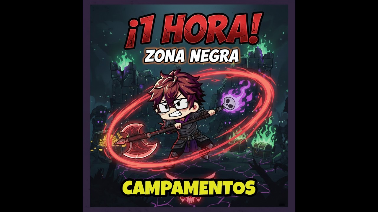 ¡CASI ME GANKAN! 1 HORA Farmeando CAMPAMENTOS en ZONA NEGRA: ¿PROFIT O MUERTE? | Albion Online