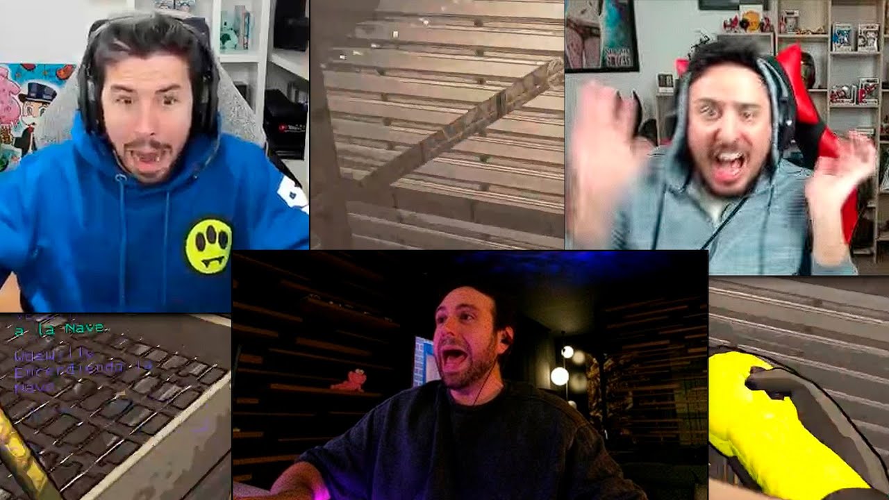 Los gritos varoniles de Vegetta, Fargan y Willy... 🤣🤭