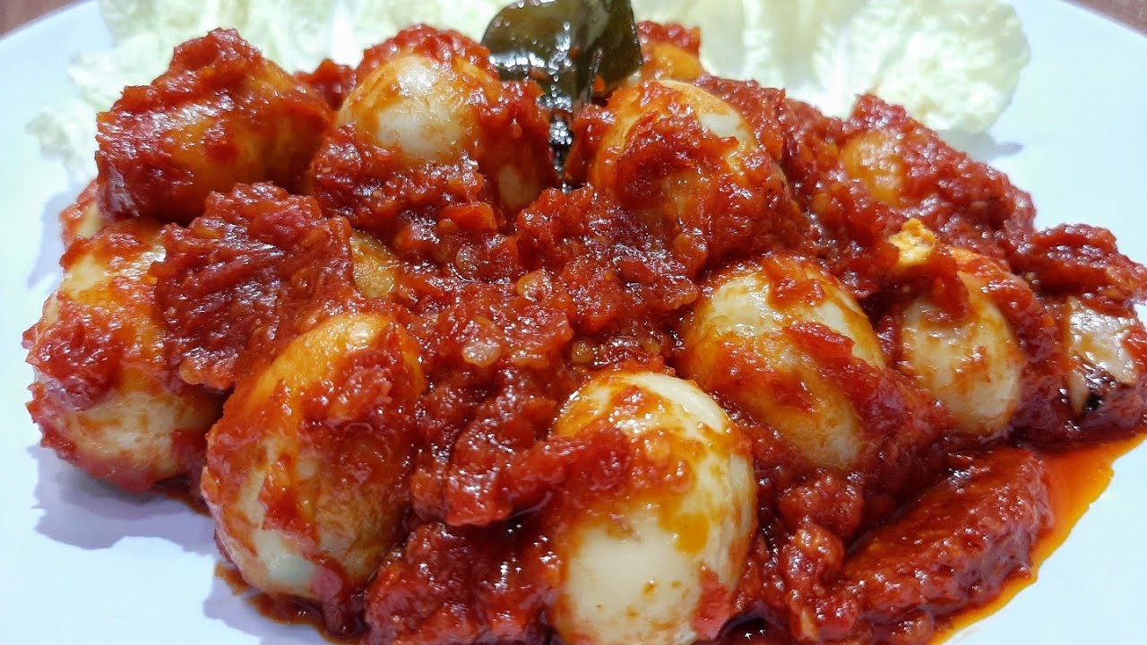 RESEP BALADO TELUR PUYUH ,ANTI GAGAL