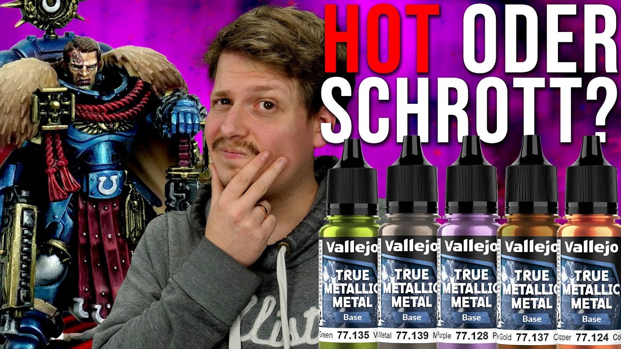 Hot oder Schrott?! - Ich teste die NEUEN Vallejo True Metallics!