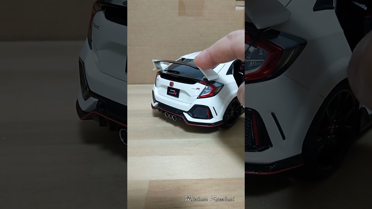 Honda Civic Type-R Diecast Model Car Close Door #car #automobile #diecast  #toys