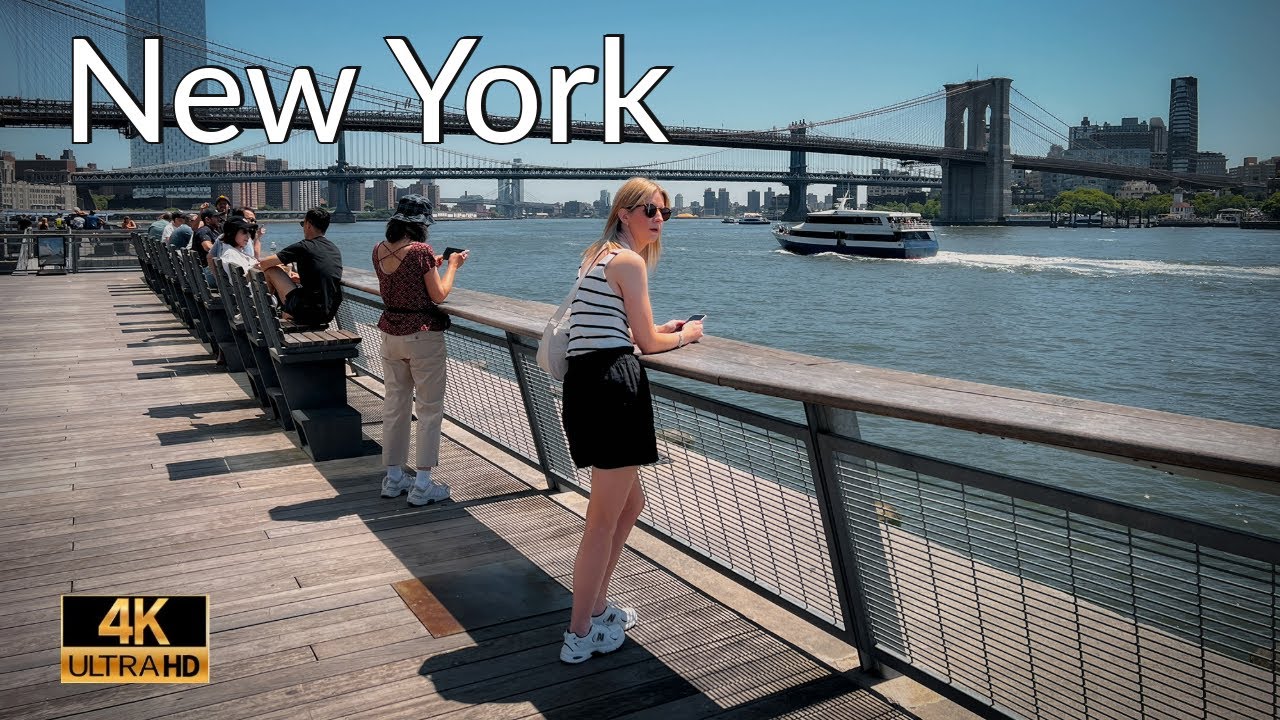 Walking NYC [4K]: Fulton Street to South Street Seaport | Tin Building 🍜🍩