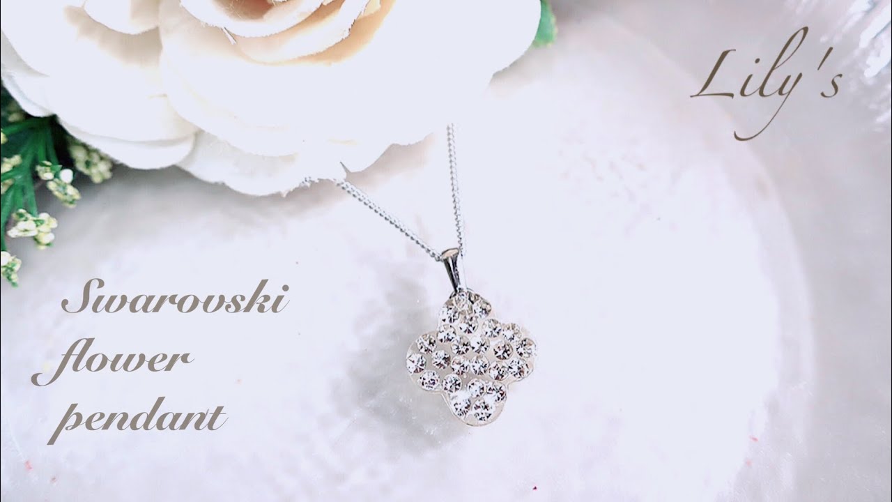 【UVレジン】キラキラフラワーペンダントの作り方♡/How to make flower pendant