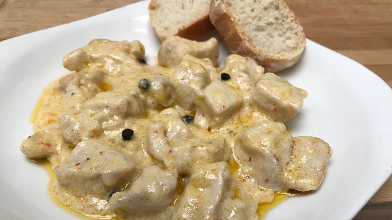 Receta 🍗PECHUGAS de POLLO con NATA