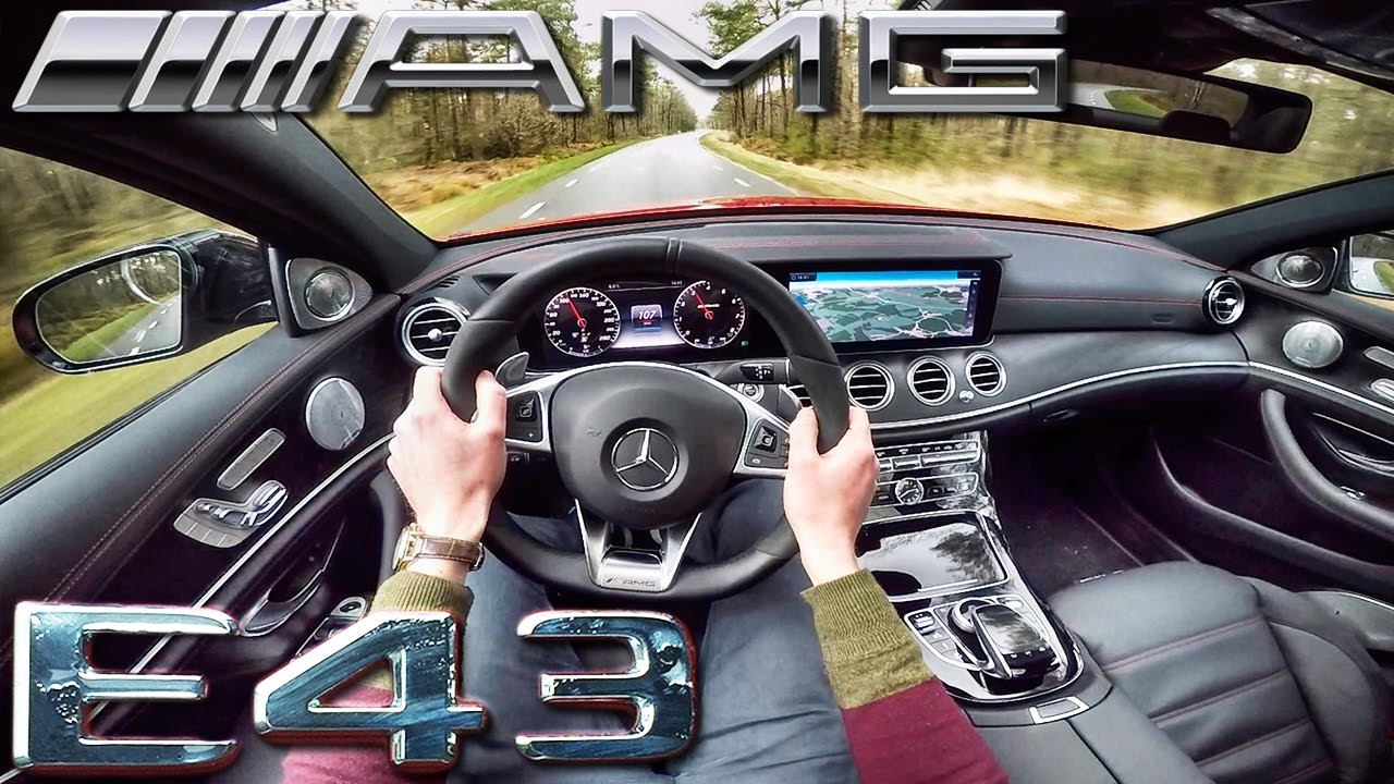 Mercedes AMG E43 401 HP 3.0 V6 BiTurbo POV Test Drive by AutoTopNL