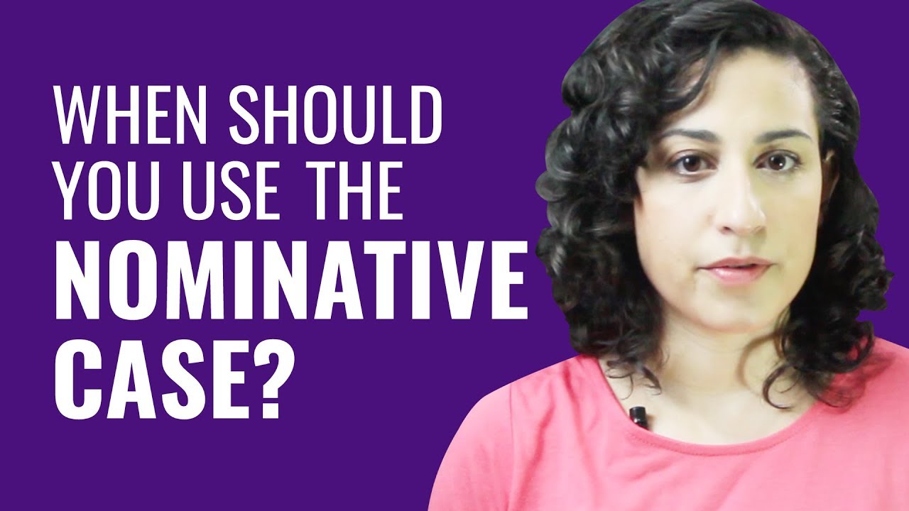 Ask a Greek Teacher - When Should You Use the Nominative Case?