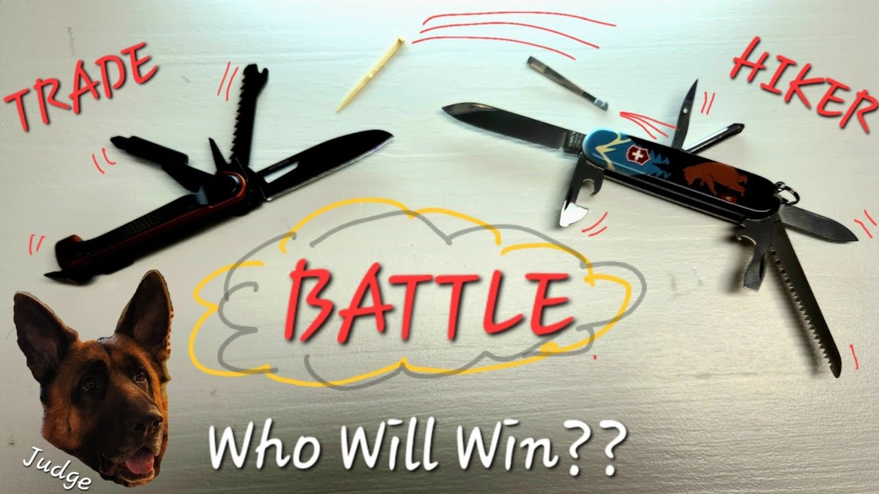 Victorinox Hiker vs. Gerber Armbar Trade