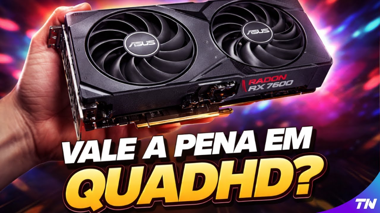 RX 7600 VALE A PENA em 2026 para 2K - QUADHD ?