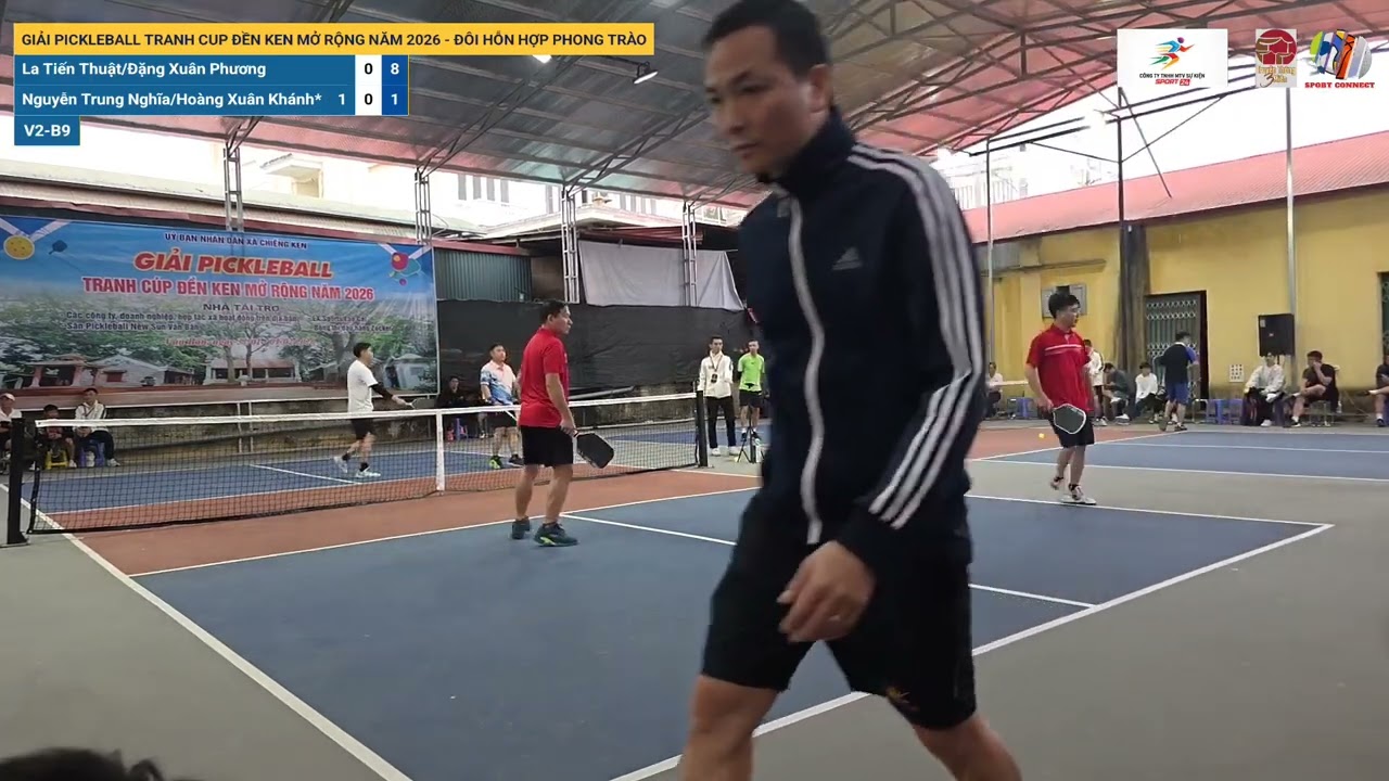 Giải Pickleball Tranh Cup Đền Ken Mở Rộng Năm 2026 - Đôi Hỗn Hợp Phong Trào: V2-B9