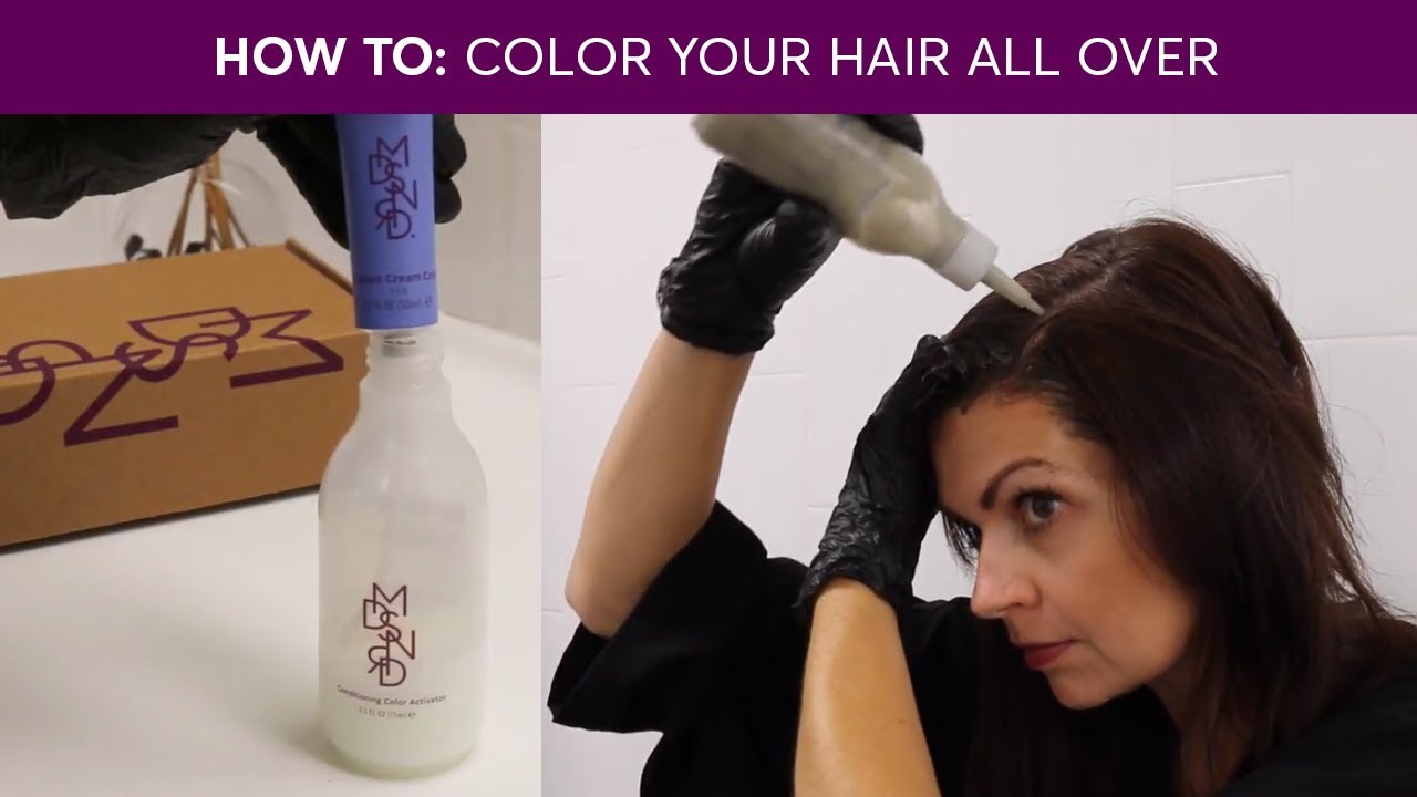 How to Color Your Hair All Over - First Time, Going Darker, or Red