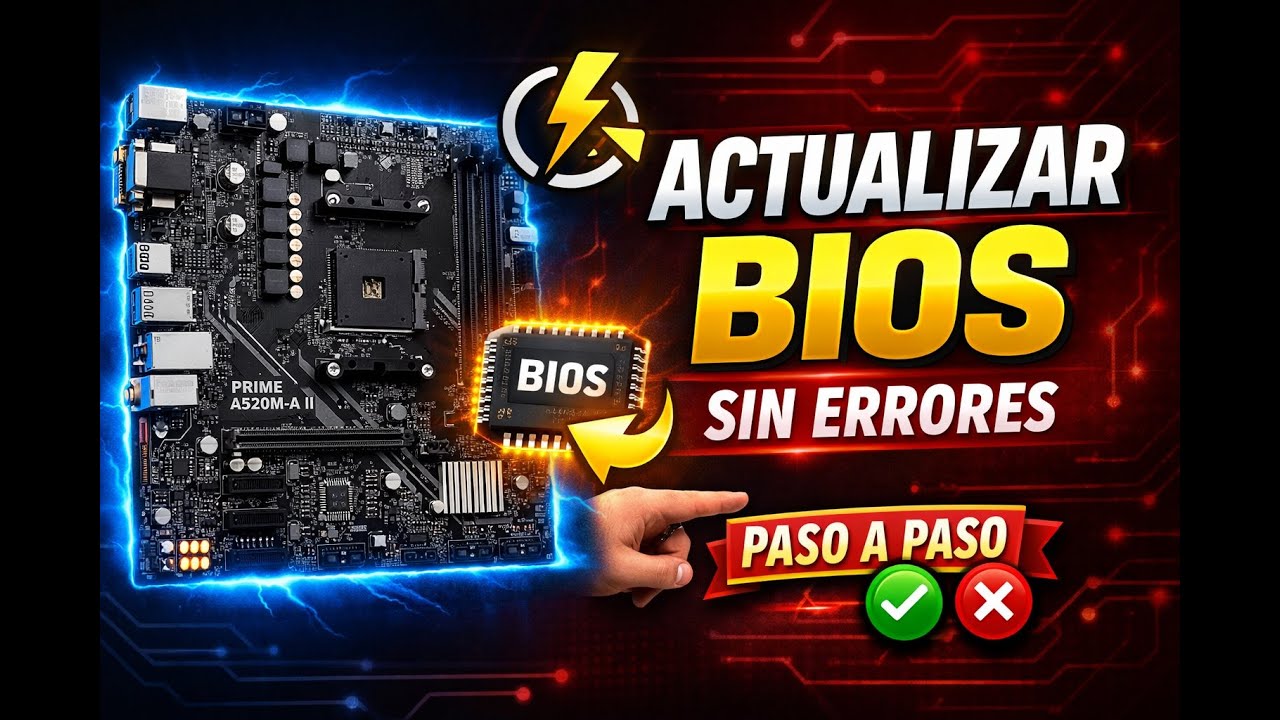 Cómo Actualizar la BIOS en ASUS PRIME A520M-A II y OTRAS Placas | Tutorial 2026