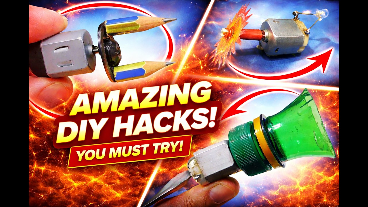 Creative and Awesome Life Hacks for DC Motor