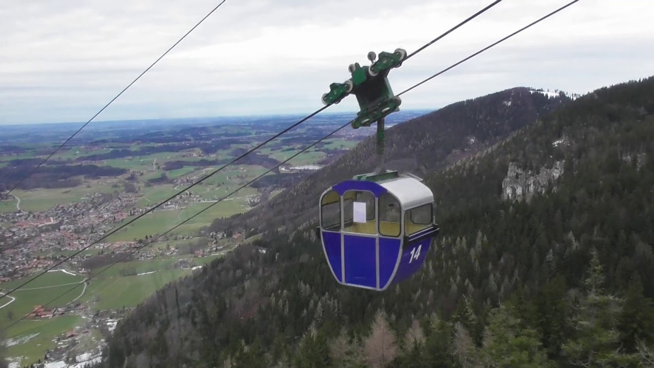 Die Kampenwandbahn Aschau im Chiemgau (4-BGD - Hasenclever) am 05.01.2018