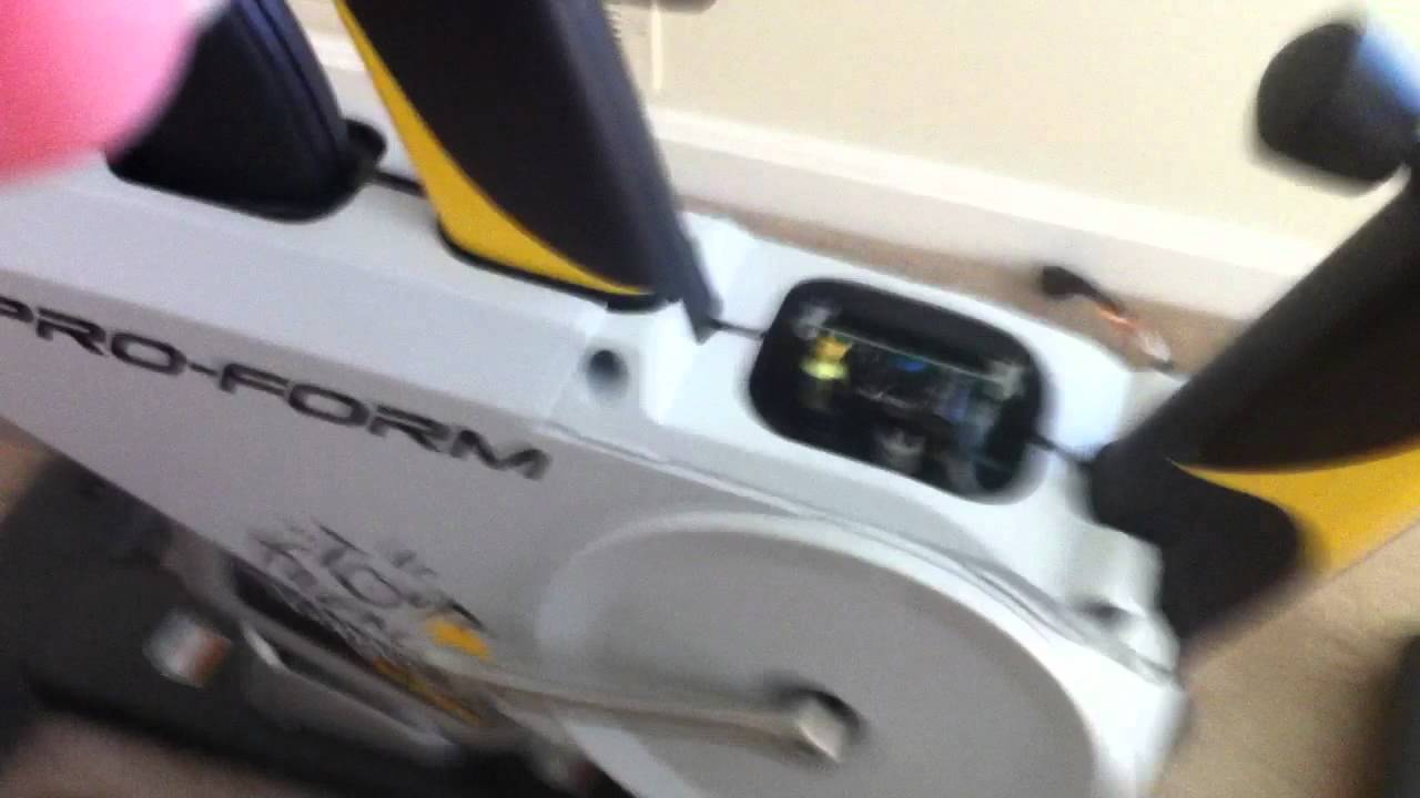 Repairing the ProForm TDF Trainer: exposing the inside.