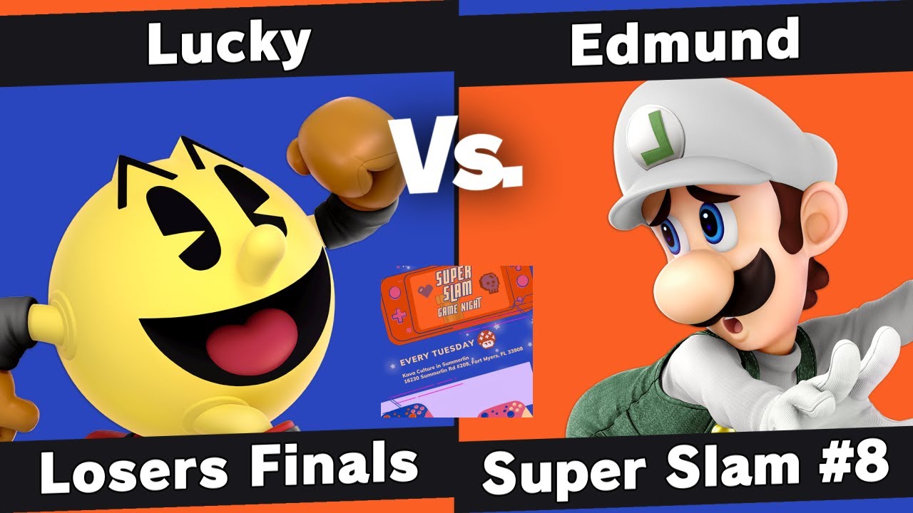 Super Slam 8 - Lucky (PAC-MAN) vs Edmund (Luigi) - Losers Finals