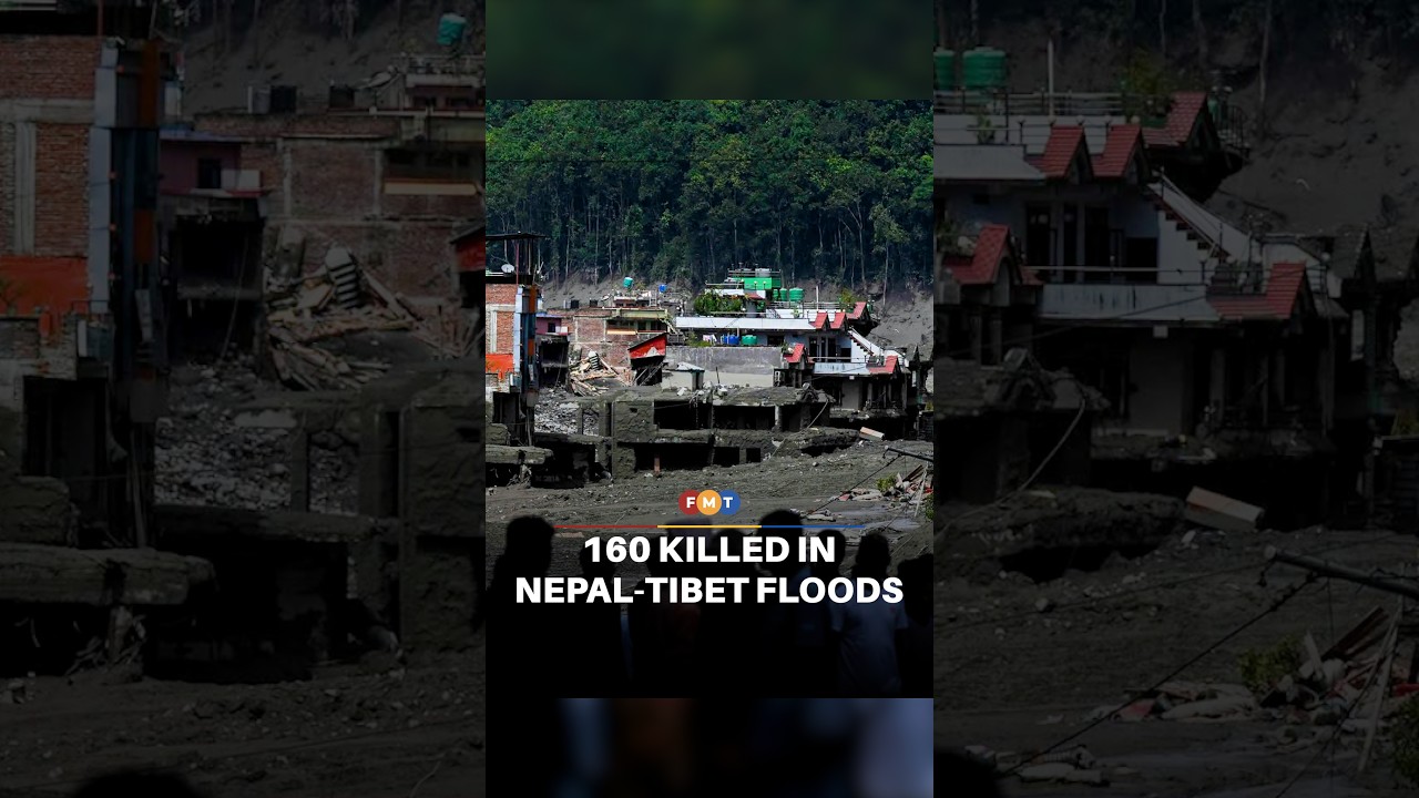 Rescue crews scramble after Nepal-Tibet floods kill at least 160