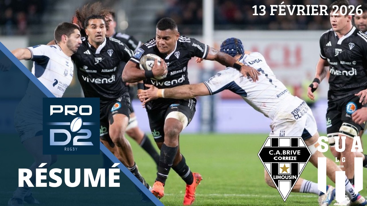 Pro D2 : le résumé de Brive vs Agen - J20 Saison 2025/26