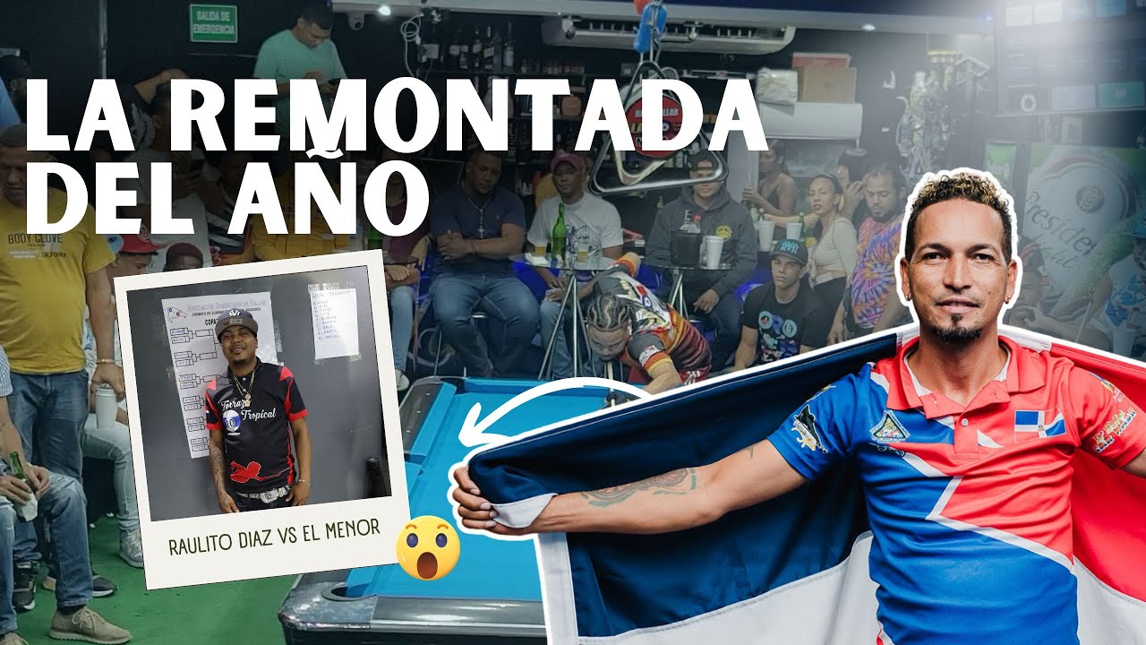 Billar Dominicano: El Menor vs. Raulito Díaz en una Batalla de Destrezas y Apuestas