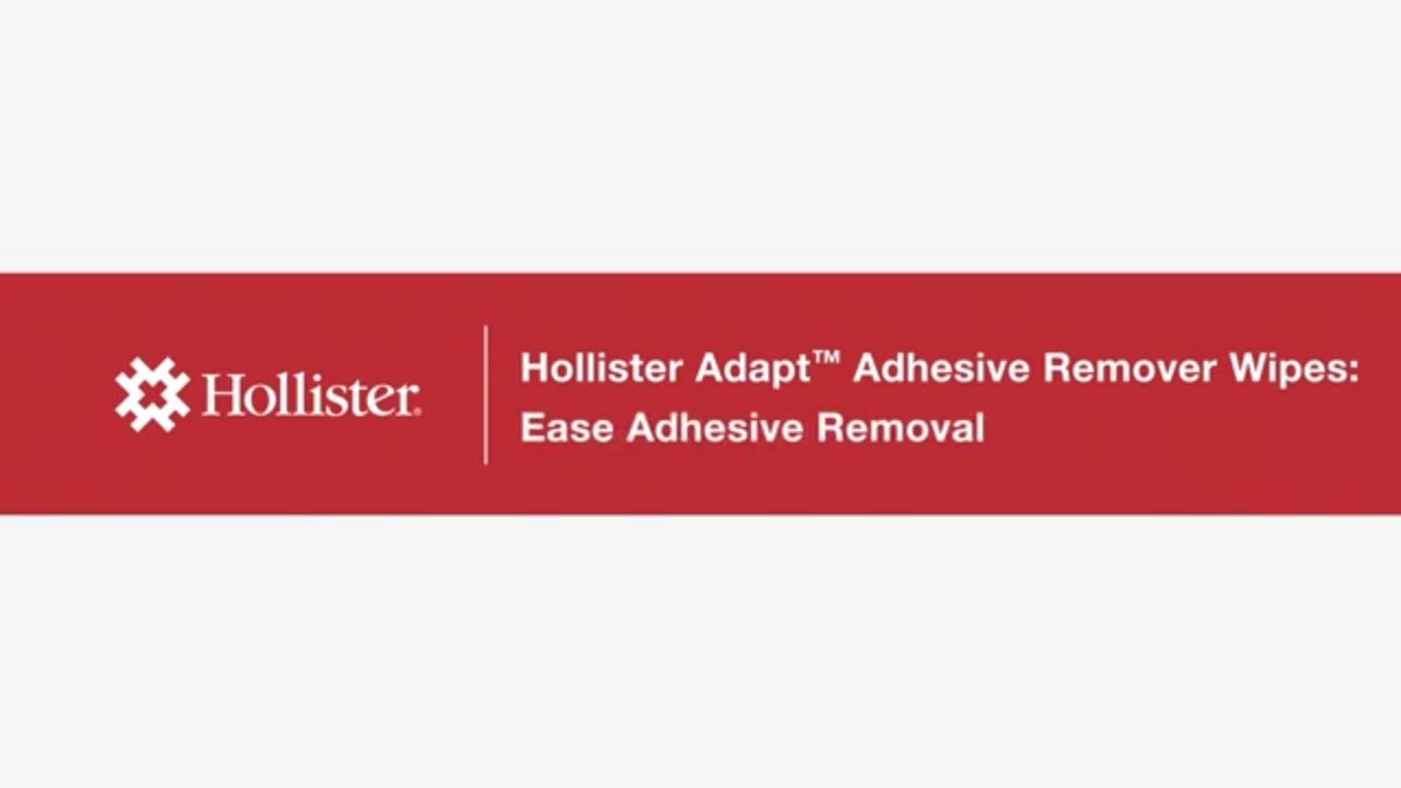 Hollister Adapt&trade; Adhesive Remover Wipes: Ease Adhesive Removal