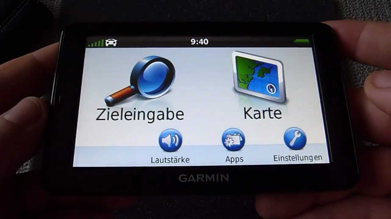 Garmin nüvi 2595LMT (Menü & Einstellungen)