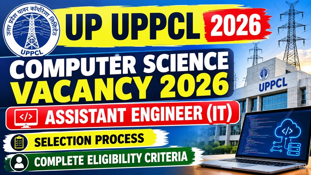 UP UPPCL 2026 Computer Science Vacancy | Assistant Engineer IT | CS/IT JOB UPDATE | Computer Science