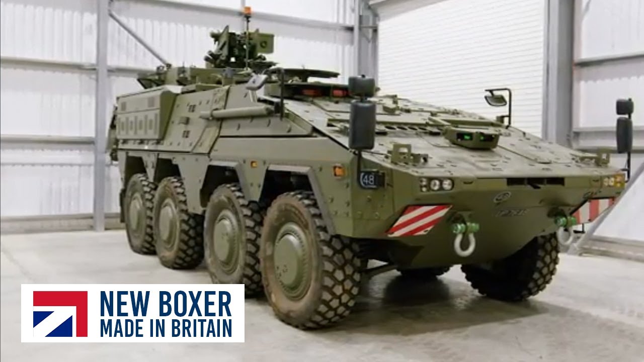 Unveiled: First new British-made Boxer ready for Army