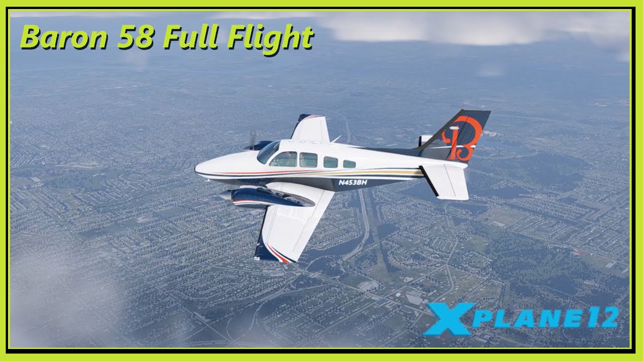 IFR with the Baron 58 REP - Rochester to Erie (X-Plane 12)