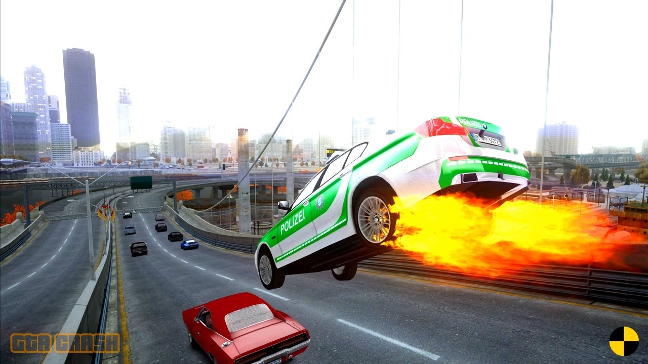 GTA 4 CRASH TESTING REAL CAR 732