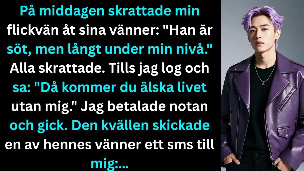 På middagen skrattade hon och saHan är bara en vänJag svaradeBara en ex, glöm inte det.Hämndhistoria