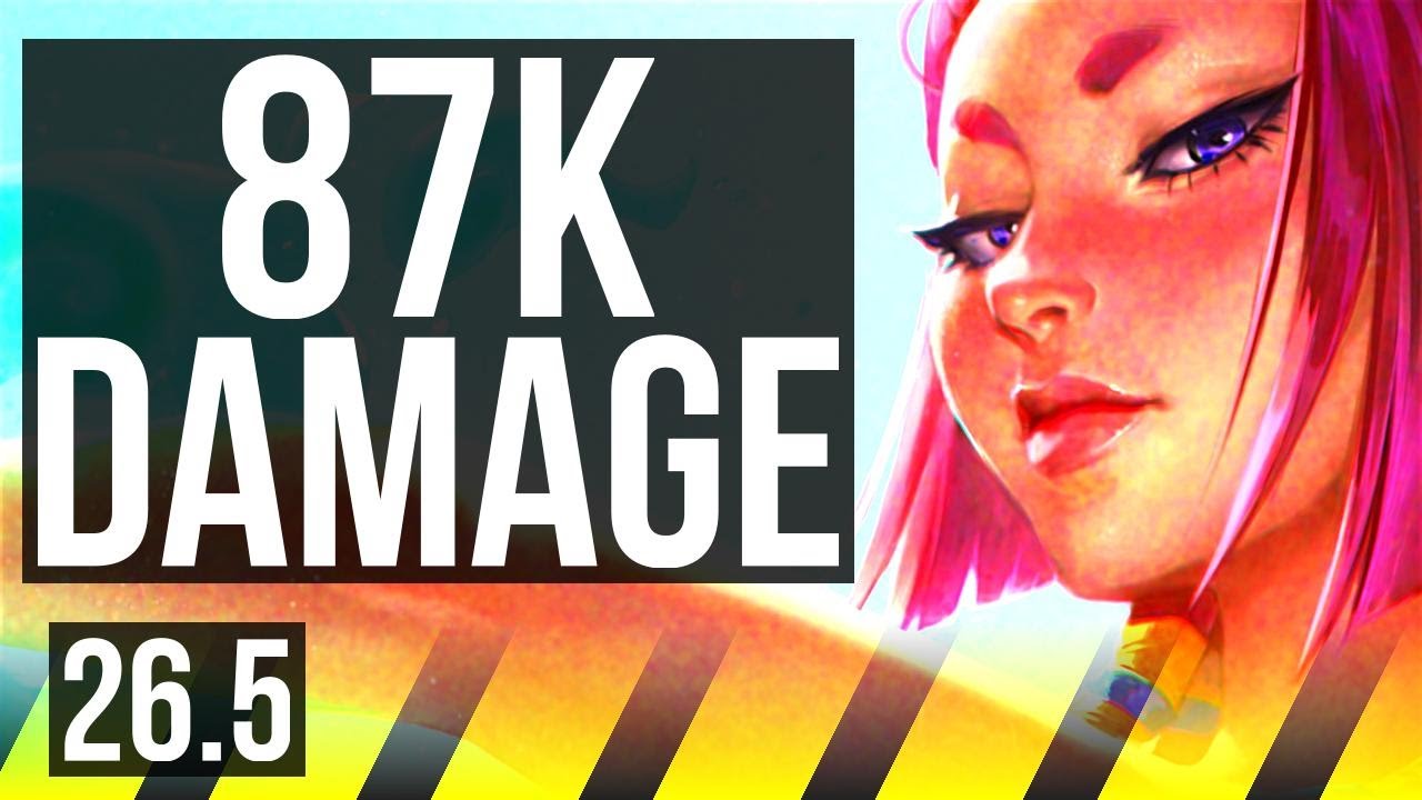 YUNARA & Lulu vs EZREAL & Sona (ADC) | 87K damage, 8k gold comeback | EUW Master | 26.5