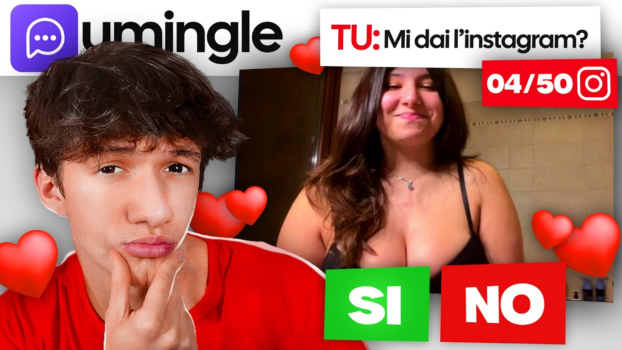 CHIEDO l'instagram a 50 Ragazze su OMEGLE 💖 In quante me lo danno??