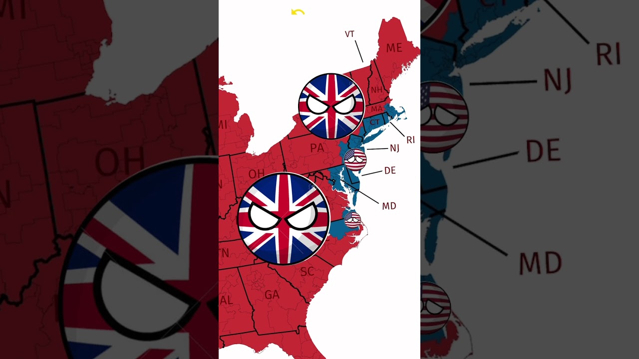 USA during the Revolutionary War&hellip; #shorts #revolution