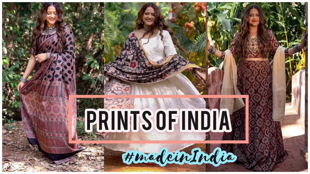 INDIAN BLOCK PRINTS OUTFIT HAUL & STYLING | PRINTS OF INDIA| GoGlam