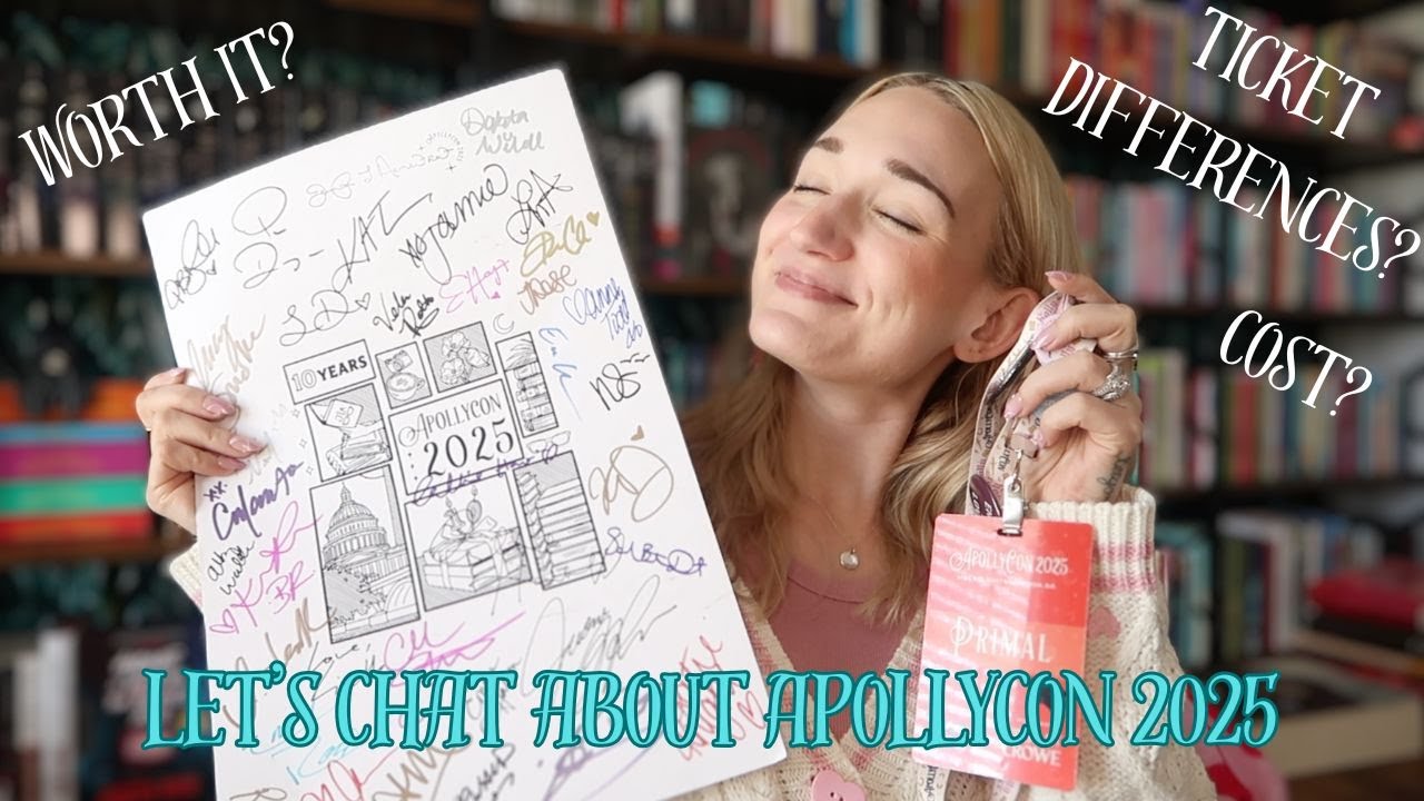 My Experience at Apollycon | Tips & Tricks for Going to a Book Convention!