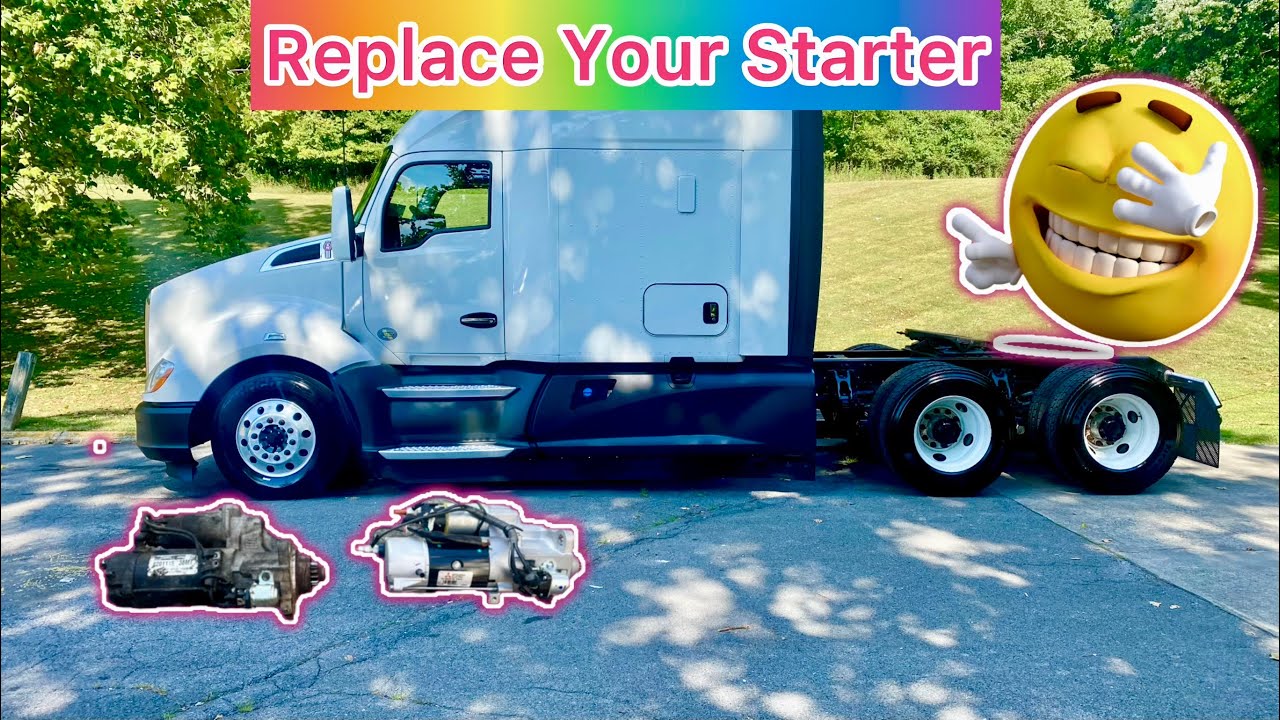 Replacing A Starter On 2019 Kenworth T680 MX13 EPA17 | Peterbilt | Paccar MX13
