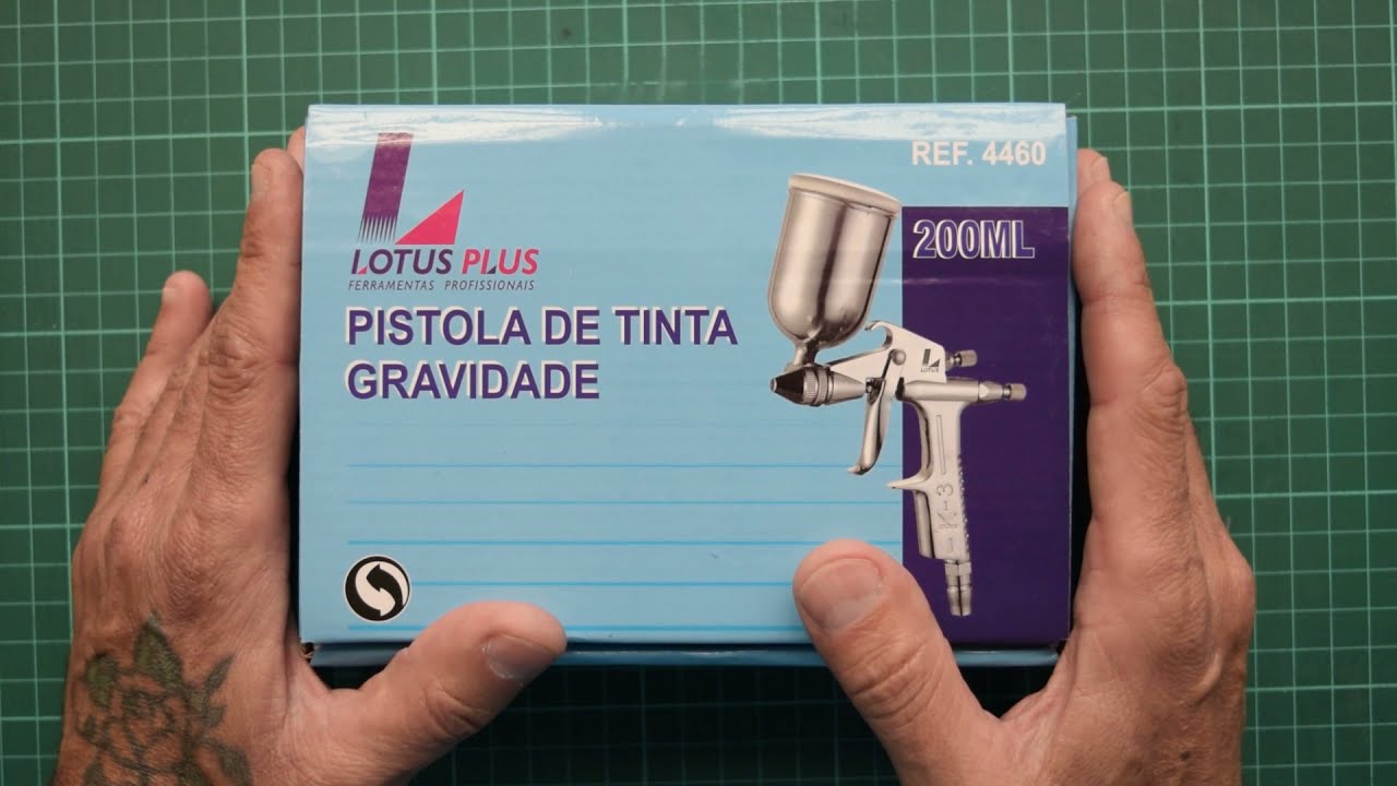 Mini pistola K3 para aerografia é boa?