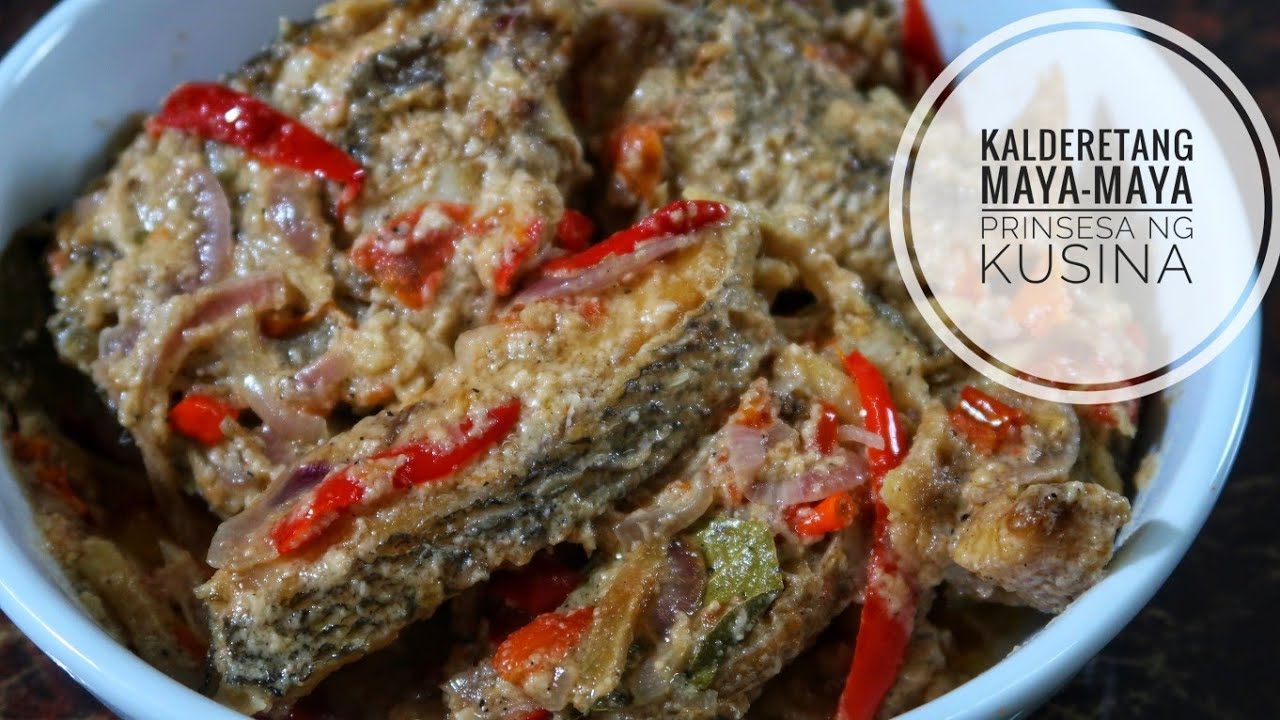 Kalderetang Maya-Maya (Fish Caldereta)