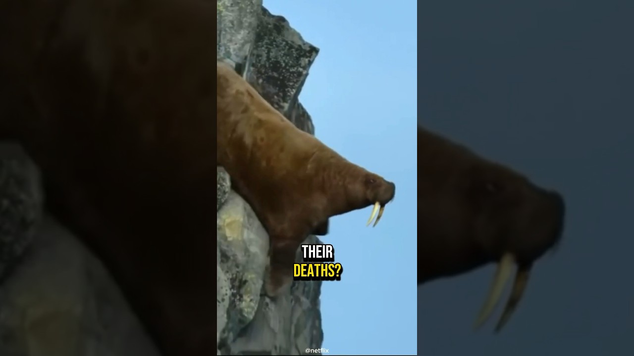 WALRUSES JUMP TO THEIR DEATHS 🤯 